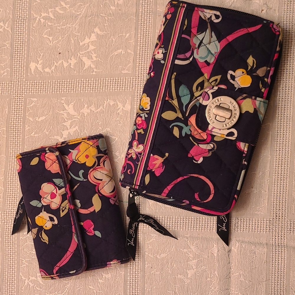 Vera Bradley set of wallets